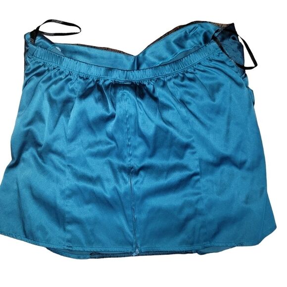 Torrid Retro Vintage Teal Tulle French Dot Overlay Strapless Tube Top 1/1x - Picture 3 of 7